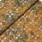 Preview: BROWN - Hazel - Batikstoff aus Indonesien